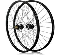CUCKQUIC Paire de Roues VTT 29/27,5/29 Pouces, axe traversant, Roue Avant 15x100 mm/Roue arrière 12x142/148 mm, Freins à Disque, moyeux 32 Trous, Compatible avec 8 à 11 Vitesses A 29in,F100R142