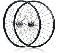 CUCKQUIC Paire de Roues VTT 29/27,5/29 Pouces, axe traversant, Roue Avant 15x100 mm/Roue arrière 12x142/148 mm, Freins à Disque, moyeux 32 Trous, Compatible avec 8 à 11 Vitesses B 27.5in,F100R148