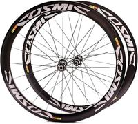 CUCKQUIC Roues Avant et arrière 700C pour vélo de Route, Freins V-Brake, Jantes 40/50 mm en Alliage d'aluminium, moyeux à Blocage Rapide pour Cassettes 7/8/9/10/11/12 Vitesses Front+Rear,50mm