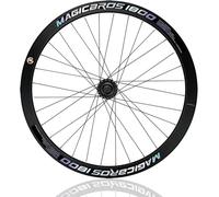 CUCKQUIC Roues de vélo à pignon Fixe 700C en Alliage d'aluminium, monovitesse, pour vélo de Route. Roues Avant et arrière 100/120 mm, Freins V-Brake, 32 Trous, Hauteur 40/60 mm. Rear,40mm