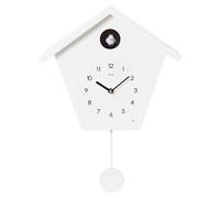 Cuco Clock Coucou à Pendule 25 x 28,5 x 12cm Blanc