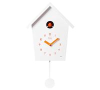 Cuco Clock Coucou REIHENHAUS 28,3 x 22,8 x 10,4cm Blanc/Orange
