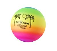 CUCUBA Ballon de Beach/Eau Volley en Caoutchouc de Sport ou Partie Taille 5 (Arc-en-Ciel) cm 21-23