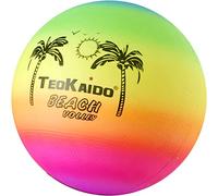 CUCUBA Ballon de Beach/eau Volley en caoutchouc de sport ou partie taille 5 (arc-en-ciel), multicolore