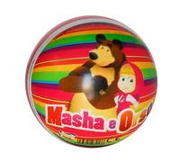 CUCUBA Ballon en Caoutchouc à Eau Volley Handball Water-Polo d'entraînement ou Match diamètre 17 cm (Masha et Ours)