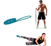CUCUBA Bande de résistance élastique pour fitness Crossfit entraînement pour hommes et femmes bleu 5 kg 11 lbs