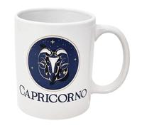 CUCUBA Tasse en céramique design artistique signe du zodiaque Capricorne pour petit déjeuner goûter 36cl