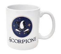 CUCUBA Tasse en céramique design artistique signe du zodiaque Scorpion pour petit déjeuner goûter 36cl