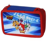 CUCUBA Trousse Scolaire 3 Compartiments YO-Kai Watch 43 pièces