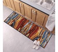 CucuBan Tapis de couloir pour couloir - 70 x 540 cm - Multicolore - Rétro - Tapis de cuisine extra large - Antidérapant - Lavable - Tapis d'entrée - Tapis de zone - Taille sur mesure