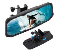 CUCUFA Rétroviseurs Marins, rétroviseur de Bateau 11x4.2 PP, rétroviseur du Bateau, Remplacement du Miroir Marin, Accessoires de Bateau à Miroir en Ponton élégant