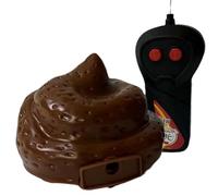 CUCUFA Télétémocytum Poop réaliste du Jouet de Caca en Vinyle Batterie Powered Frague Falle Poop Fast Move Temote Controly Tot pour Prank Trick Prop April Fools 'Day, Poop Toy