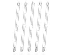 CucuGo Ampoules Halogènes R7s 189mm 1000W 16000 Lumen - Linéaires Blanc Chaud 2800K Ampoule Type J Dimmable - Lampe Frontale à Double Extrémité R7s Ampoule Pour Éclairage de Paysage au Plafond