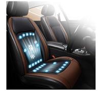 CUCUKAKA Siège Ventilé, 12v/24v avec 24 Ventilateurs, 3 Vitesses Réglables de Vent Housse De Siege Voiture Sièges Refroidis pour Voiture pour la Conduite d'été,Brown-24V