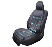 CUCUKAKA Siège Ventilé, 12v/24v avec 24 Ventilateurs, 3 Vitesses Réglables de Vent Siège De Voiture Rafraîchissante Siège Ventilé pour Voitures, SUV, camions,Black-24V