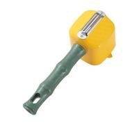 Cucumber Fruit Slicer Vegetable Cutter With Container - Non Slip Kitchen Chopper For Carrot Zucchini Eggplant Pear | Multifunction Food Prep Peeler Tool For Home Restaurant Camping Picnic Cooking