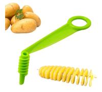 Cucumber Spiral Slicer - Fruit Vegetable Kitchen Tool | Trancheuse en spiral de pommes de terre | Slicer en spiral manuelle, trancheuse de légumes, trancheuse de carotte, trancheuse de pommes de ter