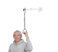 CuCummoo Barre trapézoïdale pour lit, aide à la mobilité, poignée de transfert, rail de lit, handicap, aide à la traction, table de chevet, poignée pour personnes âgées, au-dessus de la tête, trapèze