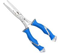 Cuda 8" Titanium Pince Mixte, Bleu, 7.5-inch