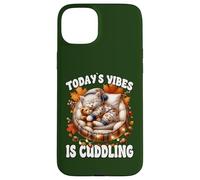 Cuddle Cat Graphic for Women Funny Fall Saying for Autumn Coque pour iPhone 15 Plus