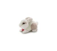 Trudi Trudini 51109 Plüschhase ca. 16 cm (Größe XS), hochwertiges Stofftier mit weichen Materialien, Plüschtier mit liebevollen Details, sehr flauschig, waschbar, Kuscheltier für Kinder, Weiß