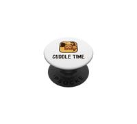 Cuddle Time - Adorable ami Chien et Chat PopSockets PopGrip Adhésif