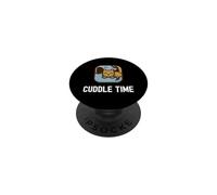 Cuddle Time - Adorable ami Chien et Chat PopSockets PopGrip Adhésif