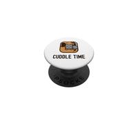Cuddle Time - Adorable ami Chien et Chat PopSockets PopGrip Adhésif