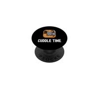 Cuddle Time - Adorable ami Chien et Chat PopSockets PopGrip Adhésif
