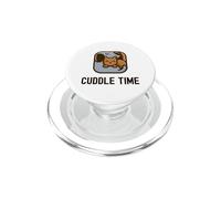 Cuddle Time - Adorable ami Chien et Chat PopSockets PopGrip pour MagSafe