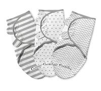 CuddleBug 3 Nids d’Ange Bébé - Couverture Emmaillotage Bébé - Couverture Emmaillotage et Sommeil avec pour Nouveau-Nés Âgés de 0 à 3 Mois - Garçons et Filles Pesant Entre 3 et 6 kg