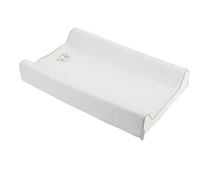 CuddleCo Matelas à Langer en Mousse à Mémoire Bambou Blanc Tapis à Langer Bébé