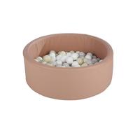 CuddleCo Piscine à balles souple avec balles - Encourage la confiance, la coordination et le jeu créatif - Mousse légère, housse en cuir synthétique facile à nettoyer - Pour un développement précoce à