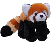 Cuddlekins Mini Panda Rouge,Animal En Peluche,20 Cm,Cadeau Pour Bébés,Peluche Écologique,Rembourrage Fabriqué À Partir De Bouteilles D¿Eau Recyclées