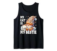 Cuddly Cat Grandpa Gnome For Cat Mom My Cat Is My Bestie Débardeur