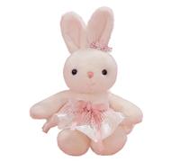 Cuddly Rabbit Doll - Cartoon Collectible Plush for All Ages | Huggable Material with Charming Details & Comforting Design for Bedroom Decor, Nursery, Playtime, Birthday Present and Warm Companion