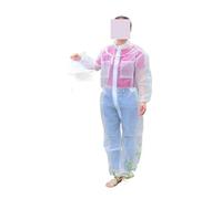 CUDTAPI Costume d'apiculture Combinaison d'culteur, Veste de Protection sécurité avec Chapeau for la pêche Anti-Abeille, Voile Respirant, Outils for l'culture, vêtements Anti-Abeilles, 1 Ensemble(L)