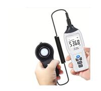 CUDTAPI Numérique Portable de Haute précision Luxmètre Numérique, Luminomètre, Lumières LED, Testeur De Lumière Intérieure Et Extérieure