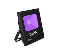 CUDTAPI Projecteurs LED Lumières de scène UV LED Projecteur IP66 Étanche Blacklight Ampoules Glow in The Dark Party for la fête d'anniversaire Mariage StageLighting(80W)