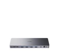Cudy CS700 Station d'accueil USB 3.2 Gen 2 Double Écran 4K 60 Hz, 2 HDMI, USB-C 10 Gbit/s, Gigabit RJ45, PD 100W, DisplayLink
