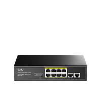 Cudy GS1010P commutateur réseau Gigabit Ethernet (10/100/1000) Connexion Ethernet, supportant l'alimentation via ce port (PoE) Montage sur le bureau ou sur le mur Noir G