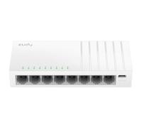 Cudy 8-Port Gigabit Switch with USB-C Power Input, GS108U 2.0 Gigabit Ethernet (10/100/1000) Blanc