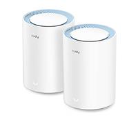 Cudy AC1200 Système WiFi maillé pour Toute la Maison, routeur WiFi Double Bande AC1200, Extension de portée, VPN, DNS Over TLS, IPv6, DDNS, M1200 - Lot de 2