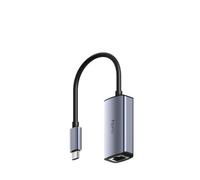 Cudy Adaptateur USB-C vers Ethernet 2,5 Gbit/s, adaptateur réseau filaire, adaptateur LAN RJ45 en aluminium 2500 Mbit/s Thunderbolt, compatible avec MacBook, iPhone 15/16, Steam Deck, Switch, UE25C