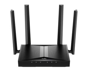 Cudy AP3000D WiFi 6 AX3000 Point d'accès Gigabit sans fil de bureau, pont Wi-Fi, formation de faisceaux, prend en charge plusieurs SSID, 4 antennes fixes, 802.3at/af ou PoE passif et alimentation 12 V