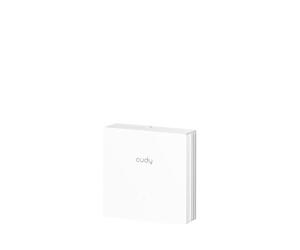 Cudy AP3000E Wall Point d’Accès WiFi 6 AX3000 Mural Double Bande, Format 86 mm, Port WAN 2,5G, Gigabit, Mesh, MU-MIMO, Roaming Transparent, Compatible PoE 802.3af/at et PoE Passif