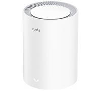 Cudy AX3000 2,5G Système de Maillage Wi-FI 6, 2,5G WAN, Idéal pour 1Gig+ Internet, Wireguard, OpenVPN, Zerotier, CloudFlare, DDNS, M3000 1 Pack (M3000 1-Pack V2.0)