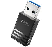 Cudy AX900 Adaptateur WiFi 6 USB WU900, dongle sans fil double bande 600 Mbps + 286 Mbps, design nano compact, jeu à faible latence, MU-MIMO, OFDMA, Windows 7/10/11, compatible Linux