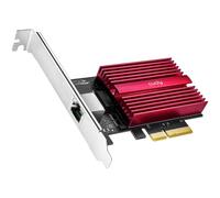 Cudy Carte réseau PCIe 10 Go, adaptateur PCIe 10G Base-T, contrôle du flux, adaptateur PCIe vers 10 Gigabit Ethernet, prend en charge Windows 11/10, WindowsServer 2022 et Linux, y compris câble réseau