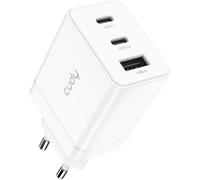 Cudy Chargeur USB C 67W 3 Ports, 2 Type-C, 1 USB A Mâle Charge Rapide QC/PD 3.0 Adaptateur Mural pour iPhone, iPad, Samsung, Sony, CH67